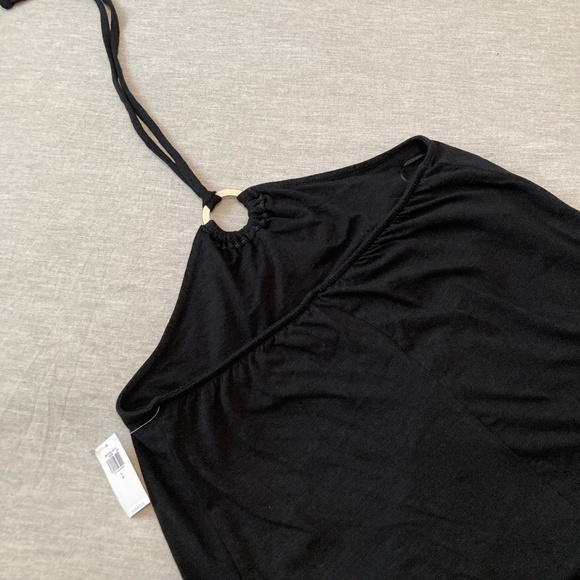 NWT Old Navy Slub-Knit Halter Midi Shift Dress L - Picture 11 of 12